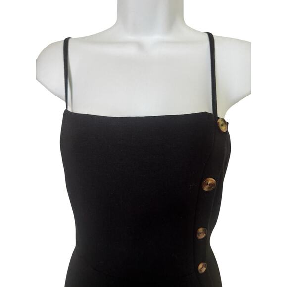 VintageLLiyinxi Black Summer Dress with Adjustable Cami Straps  l - Picture 5 of 8